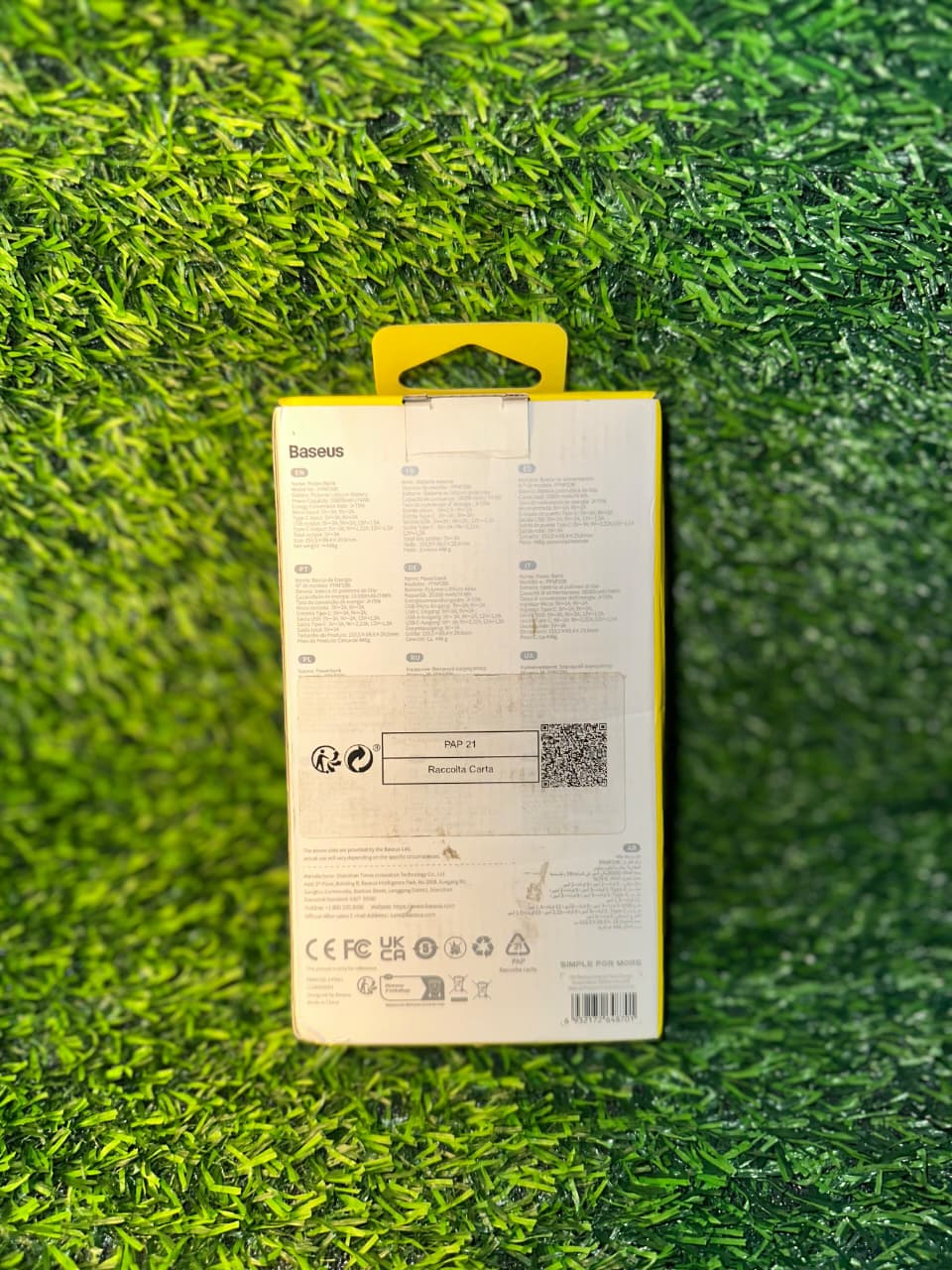 Baseus Airpow Power Bank — 20000mAh Fast Charge